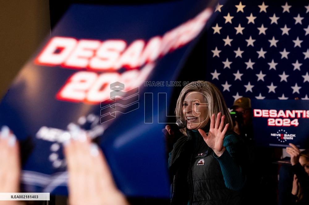 Ron DeSantis Holds Rally In Ankeny - Iowa