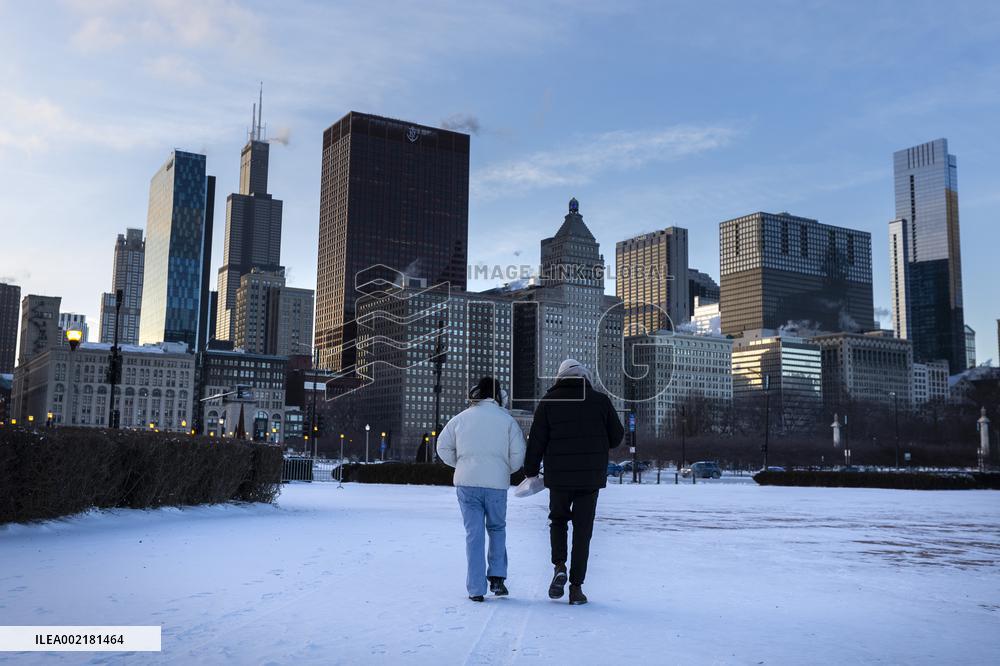 U.S.-CHICAGO-COLD WEATHER