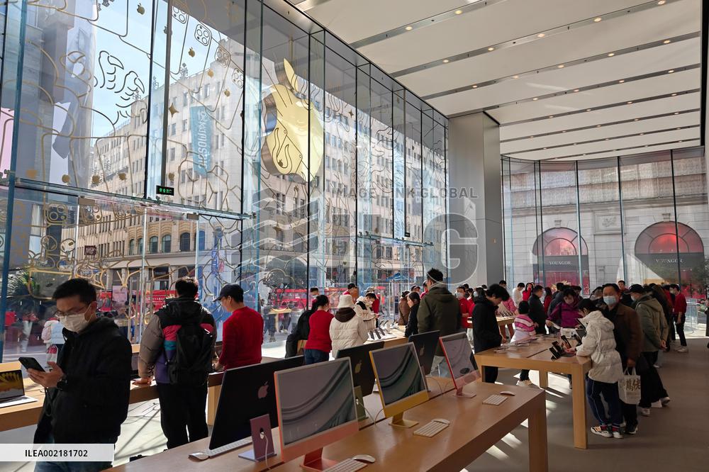 Apple's flagship store in Shanghai