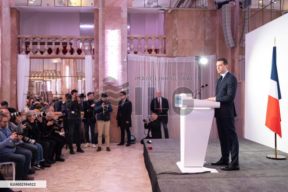 Rassemblement National New Year address - Paris