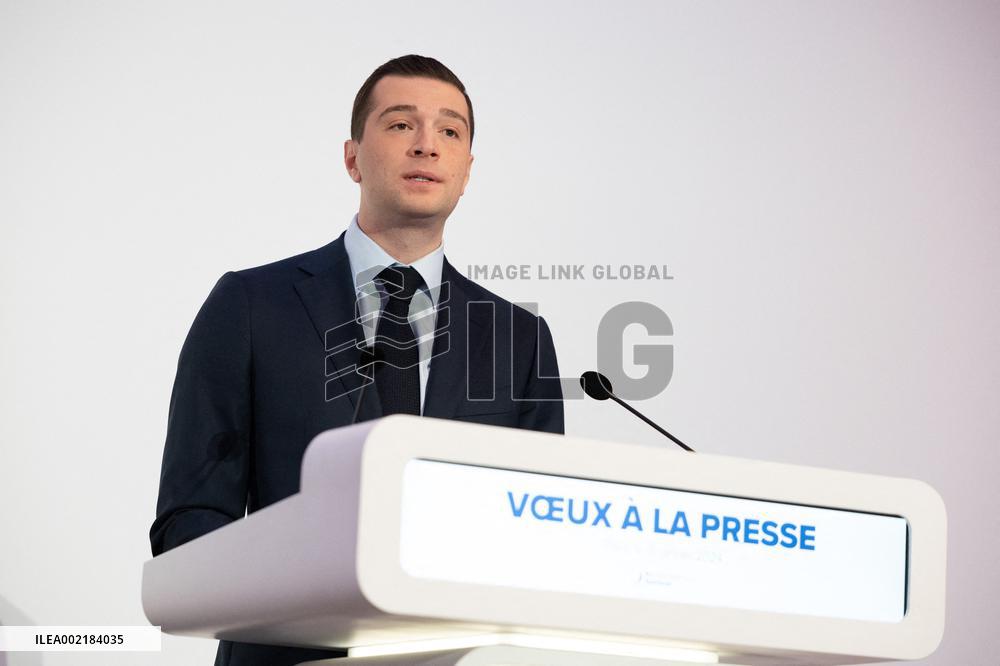 Rassemblement National New Year address - Paris