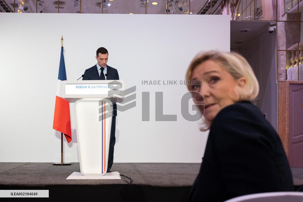Rassemblement National New Year address - Paris