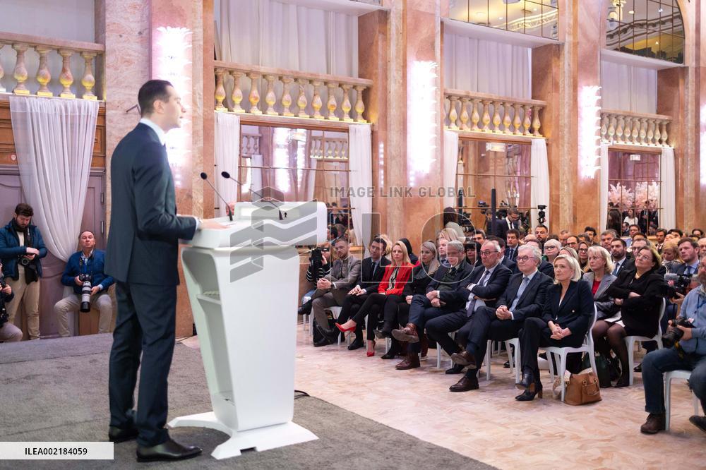 Rassemblement National New Year address - Paris