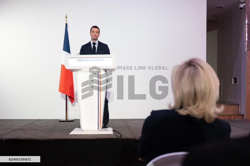 Rassemblement National New Year address - Paris