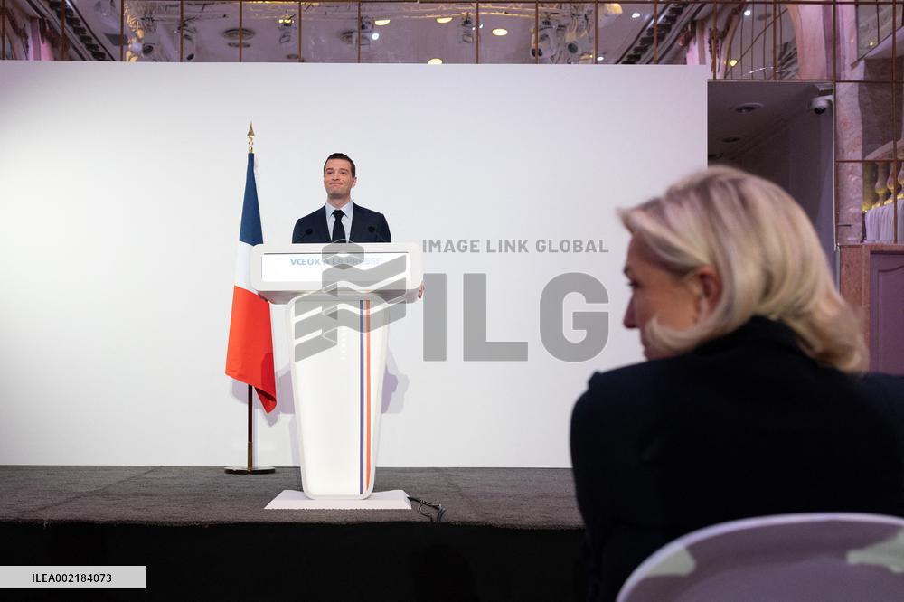 Rassemblement National New Year address - Paris