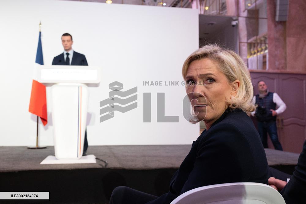 Rassemblement National New Year address - Paris