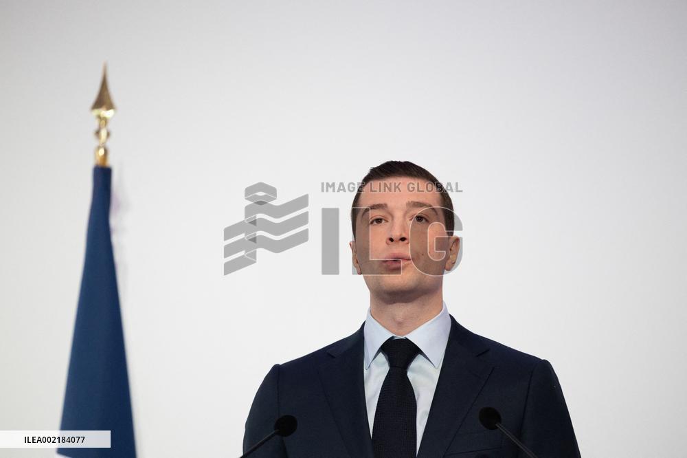 Rassemblement National New Year address - Paris