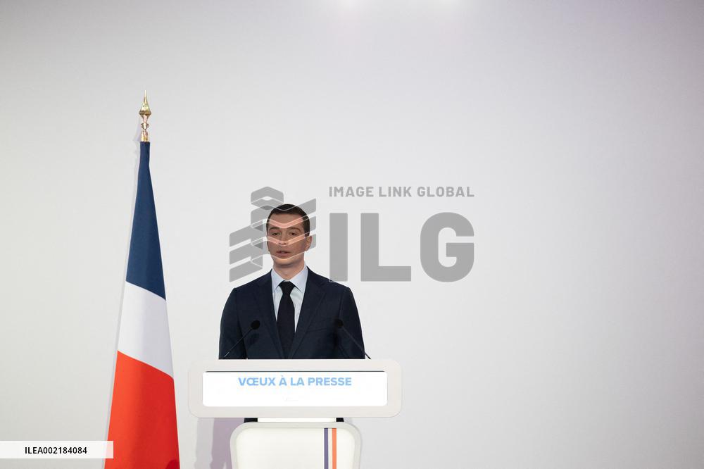 Rassemblement National New Year address - Paris