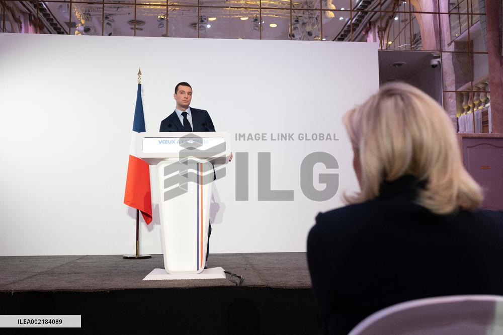 Rassemblement National New Year address - Paris