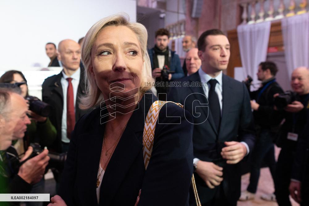 Rassemblement National New Year address - Paris