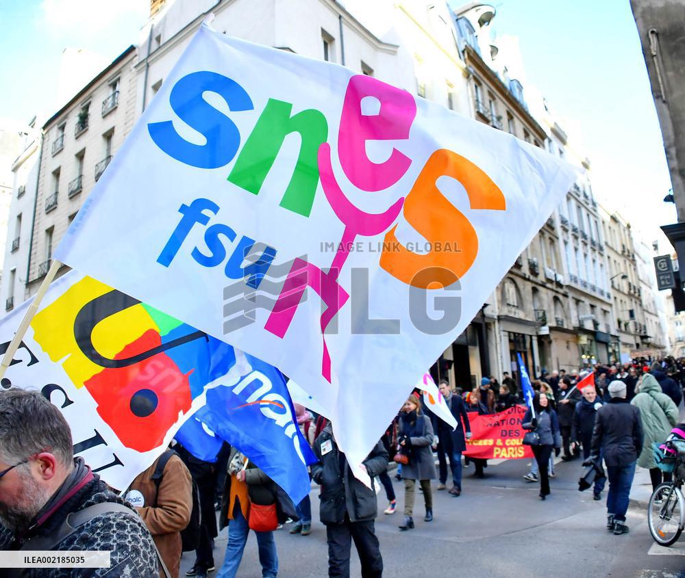 Protest against the closure of preparatory classes for the grandes ecoles