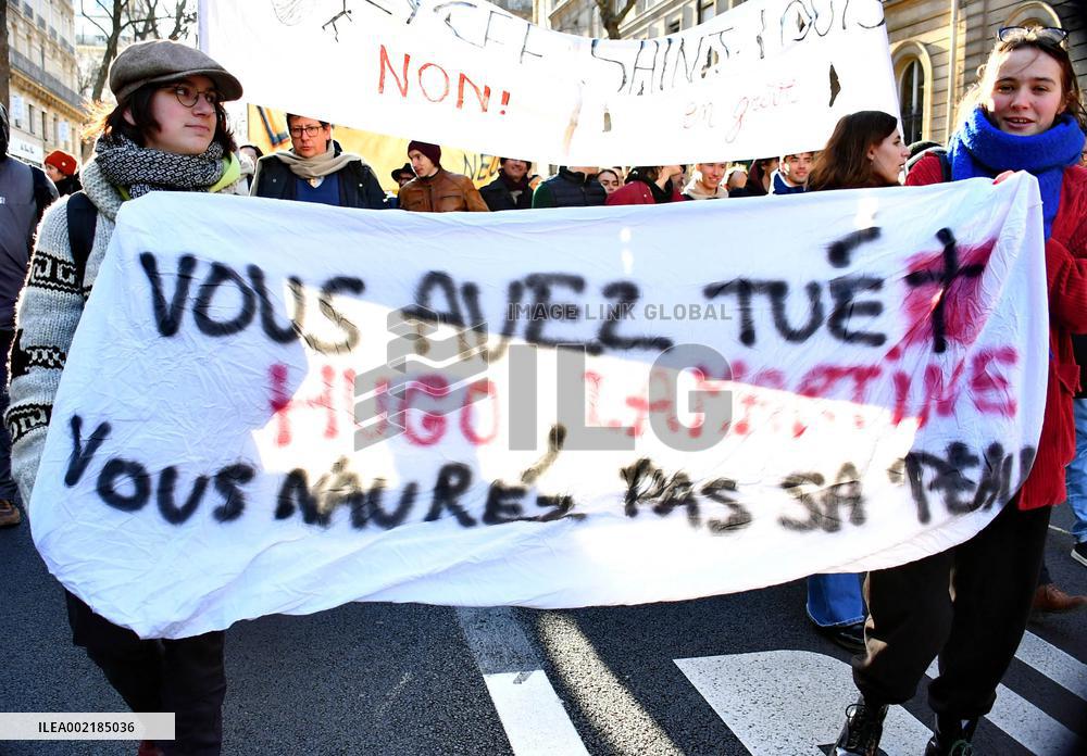 Protest against the closure of preparatory classes for the grandes ecoles