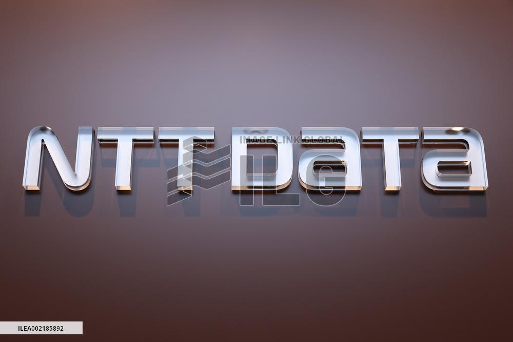 NTT Data signage and logo
