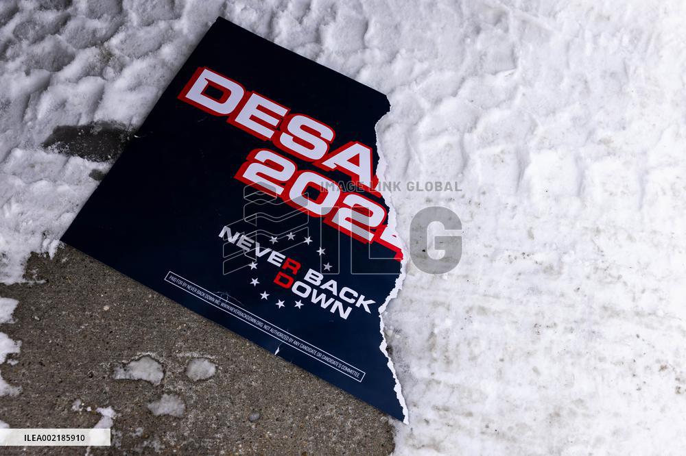 Republican presidential candidate Ron DeSantis