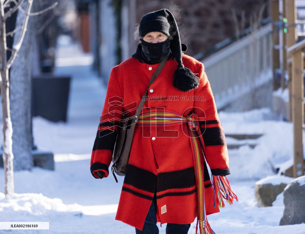 Extreme Cold Hits Calgary - Canada