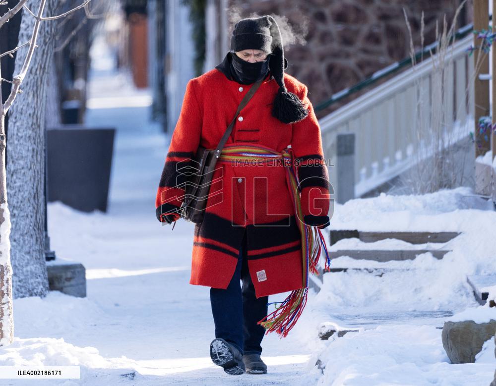 Extreme Cold Hits Calgary - Canada