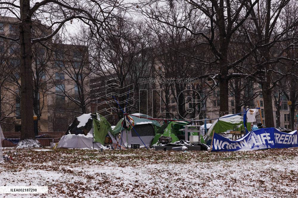 U.S.-WASHINGTON, D.C.-SNOWFALL