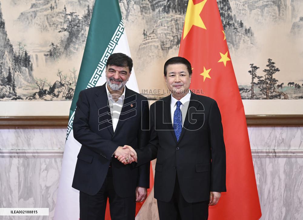 CHINA-BEIJING-WANG XIAOHONG-IRANIAN POLICE CHIEF-MEETING (CN)