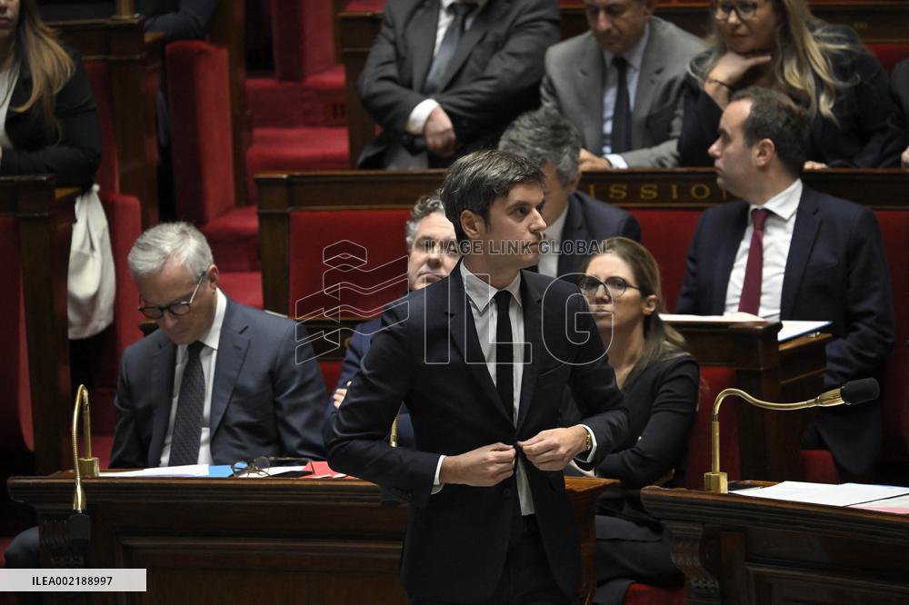 Questions To The Government At National Assembly - Paris