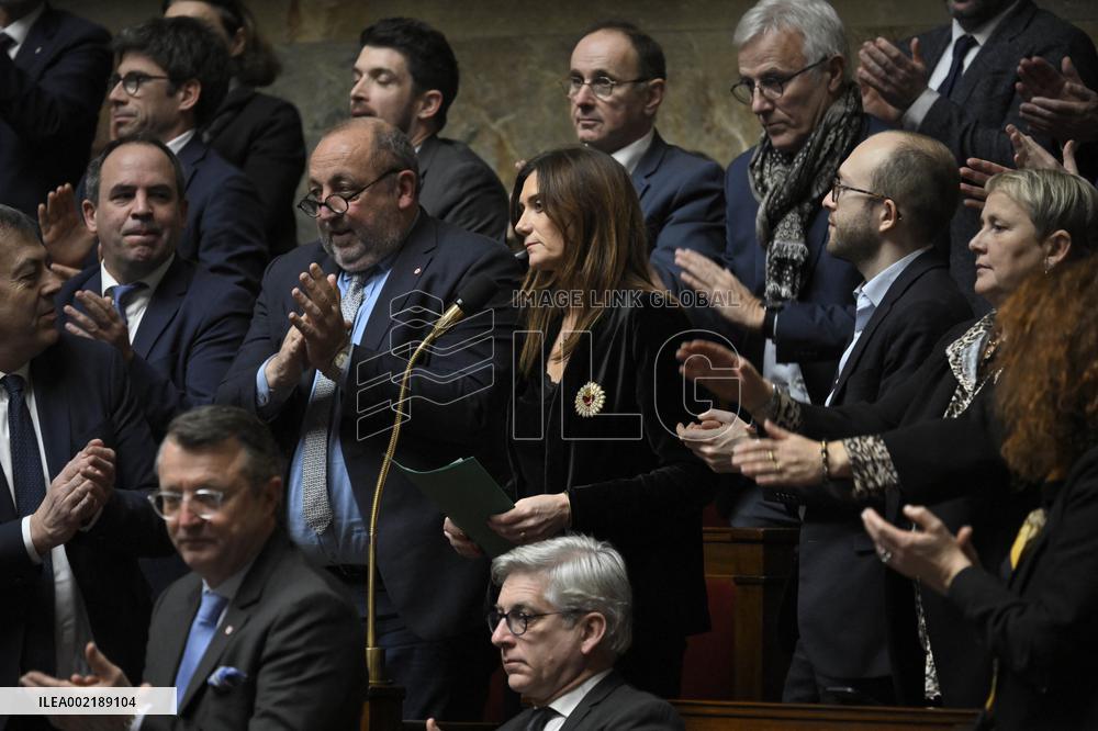 Questions To The Government At The National Assembly - Paris