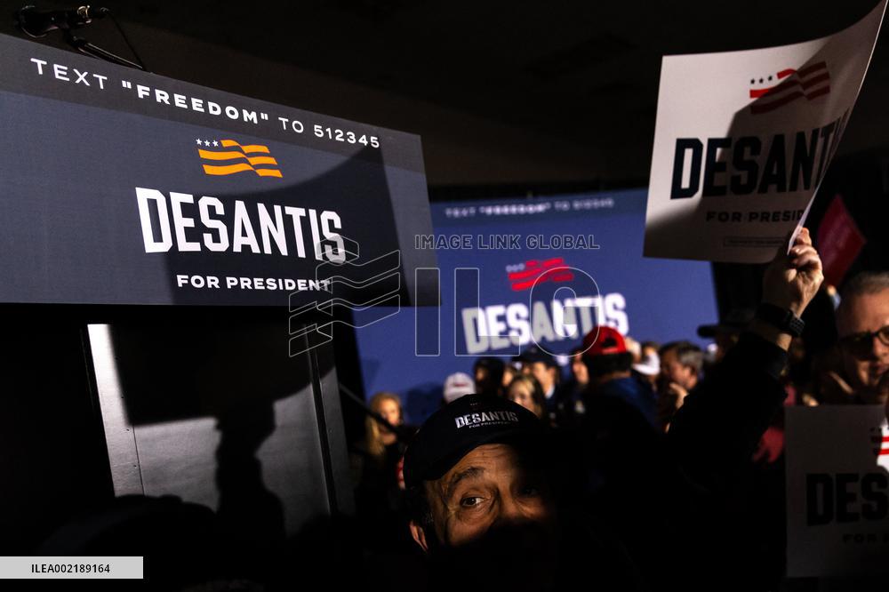 Republican presidential candidate Ron DeSantis