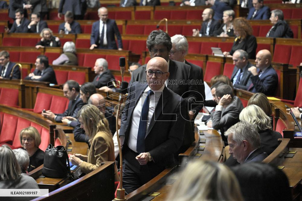 Questions To The Government At The National Assembly - Paris