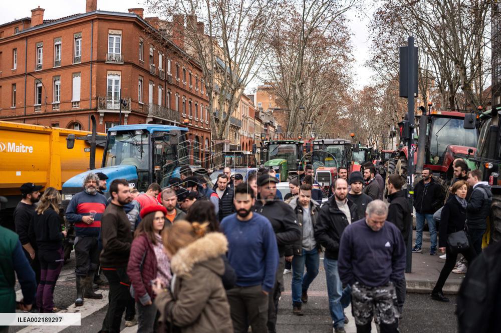 Demonstration by Young Farmers - Toulouse