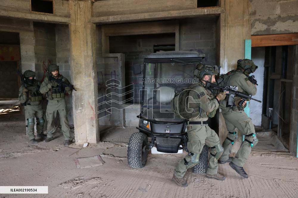 ISRAEL-LEBANON-BORDER-MILITARY TRAINING