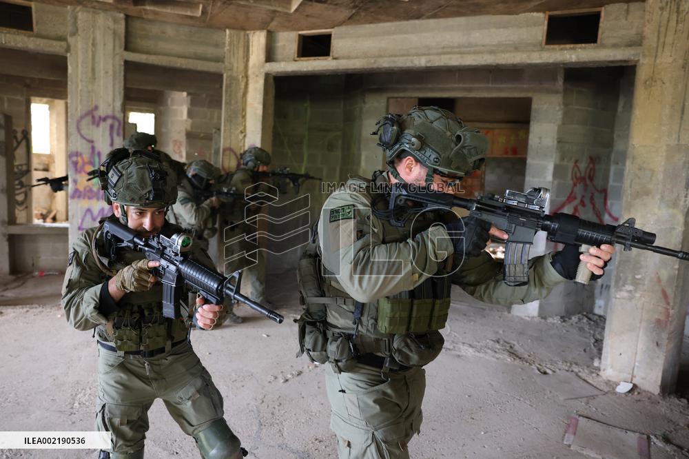 ISRAEL-LEBANON-BORDER-MILITARY TRAINING
