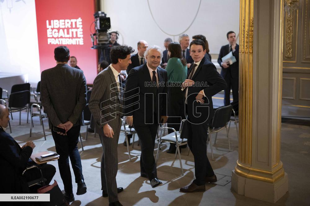 Emmanuel Macron press conference - Paris