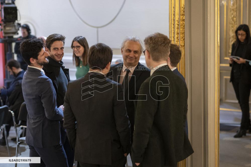 Emmanuel Macron press conference - Paris