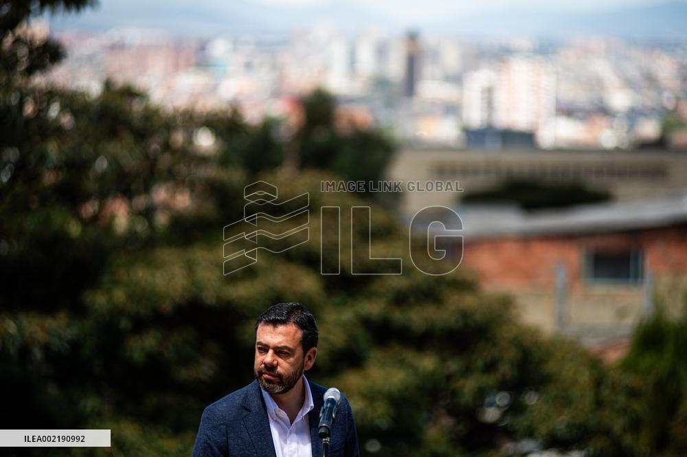 Bogota's Mayor Carlos Fernando Galan