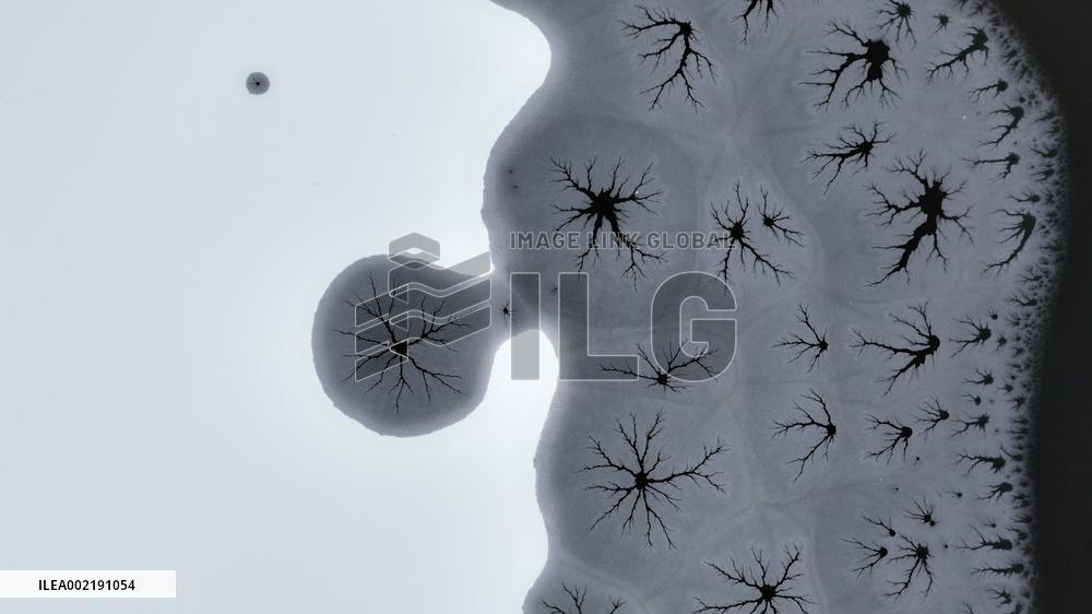 Kuangheng Lake Landscape After Snow