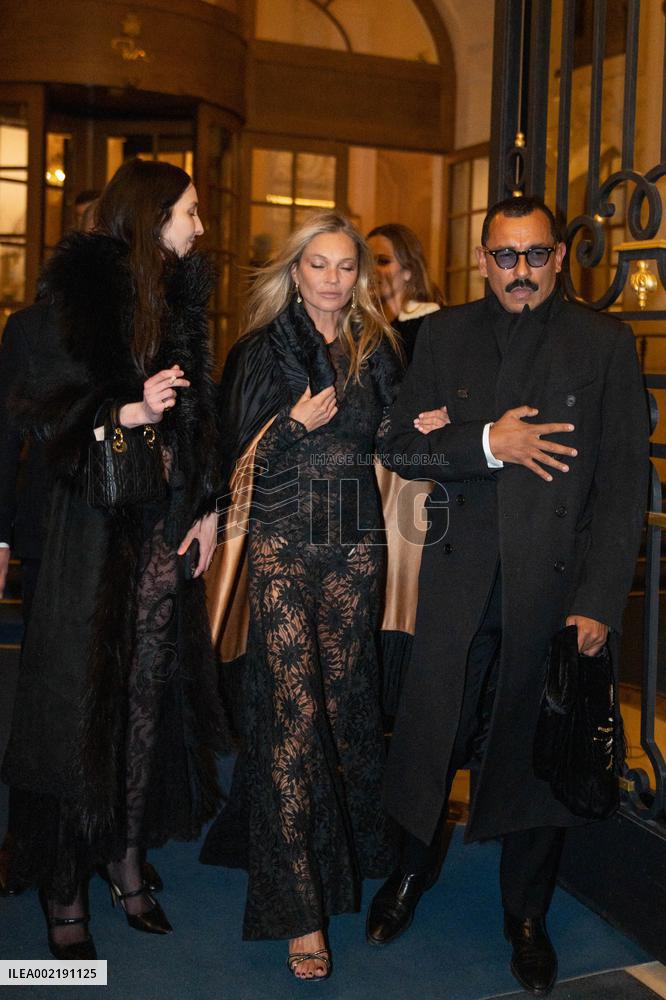 Kate Moss Celebrates 50th Birthday - Paris