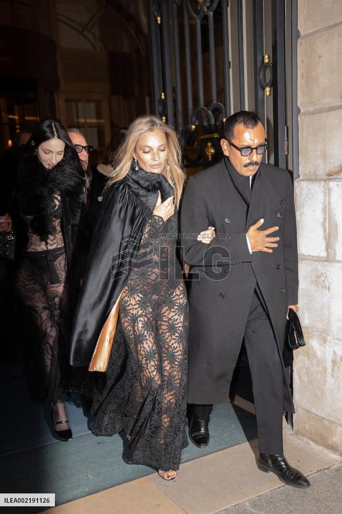 Kate Moss Celebrates 50th Birthday - Paris