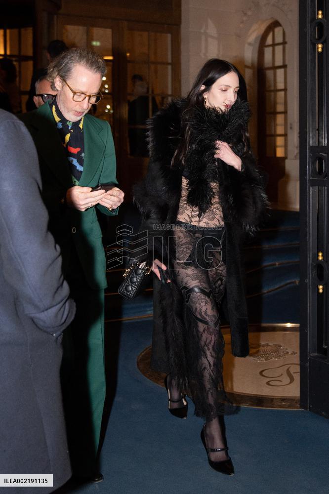 Kate Moss Celebrates 50th Birthday - Paris