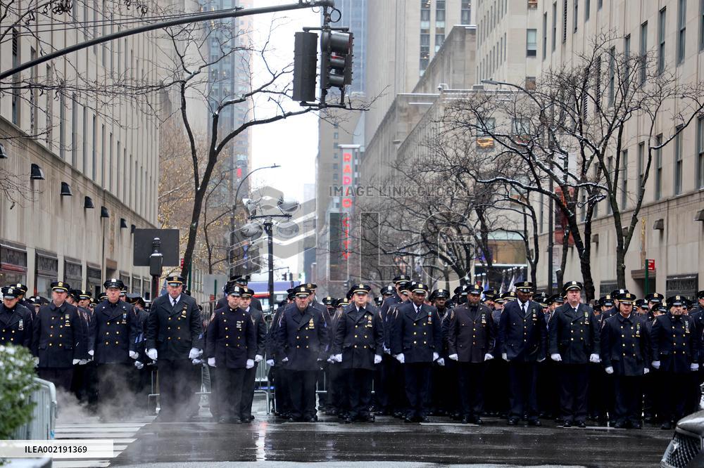 NYPD Chief Joseph Esposito Funeral - NYC