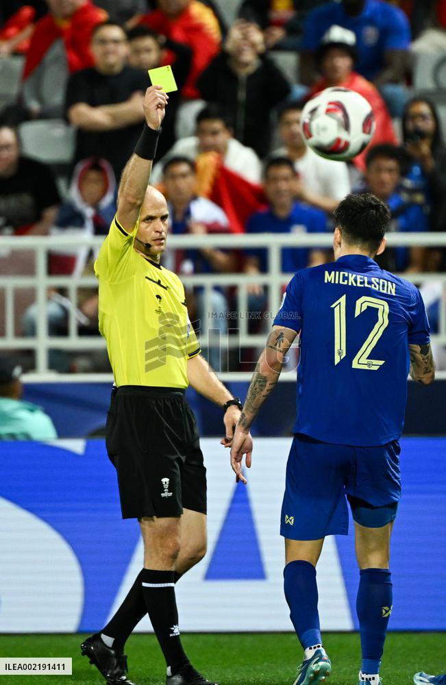 (SP)QATAR-DOHA-FOOTBALL-AFC ASIAN CUP-GROUP F-THA VS KGZ