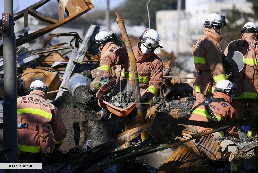 Aftermath of strong quake in central Japan