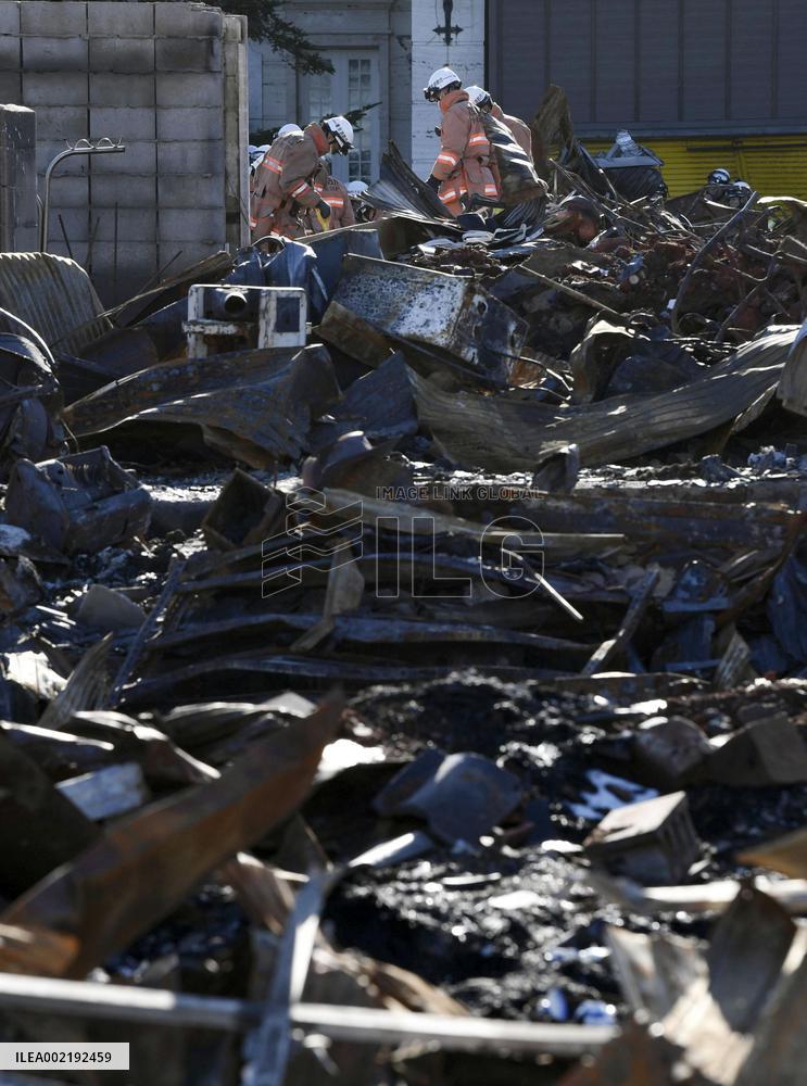 Aftermath of strong quake in central Japan