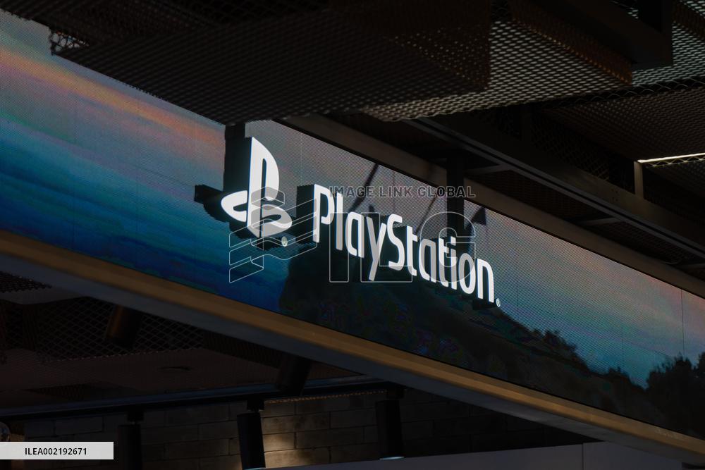 A SONY PlayStationPS Game Console Store in Shanghai