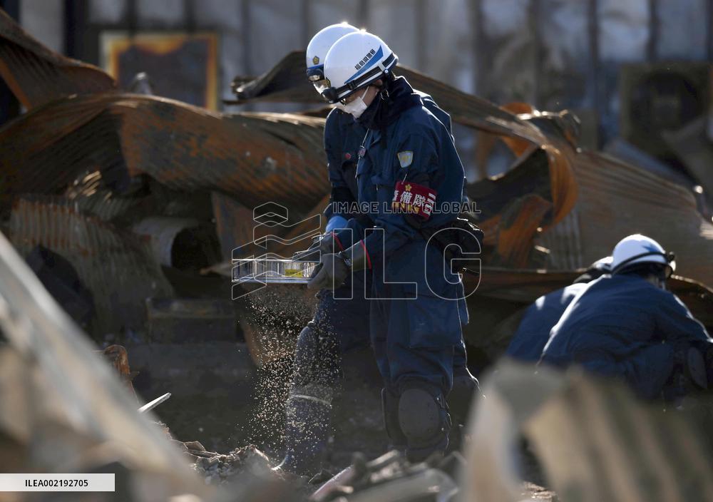 Aftermath of strong quake in central Japan