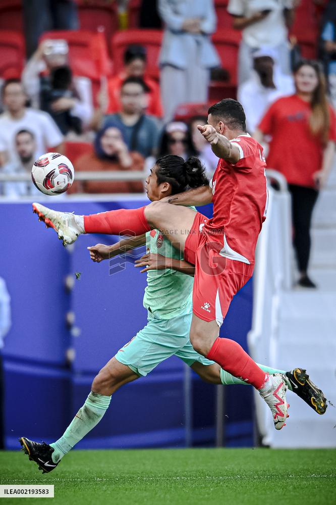 (SP)QATAR-DOHA-FOOTBALL-AFC ASIAN CUP-GROUP A-LBN VS CHN