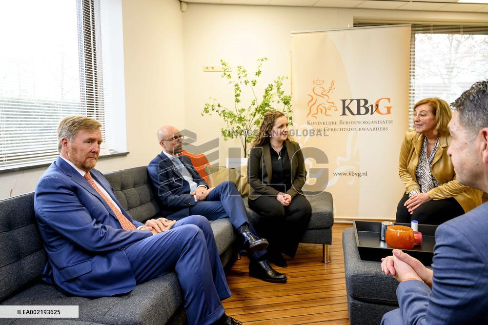 Dutch King Visits Organization Of Bailiffs - The Hague
