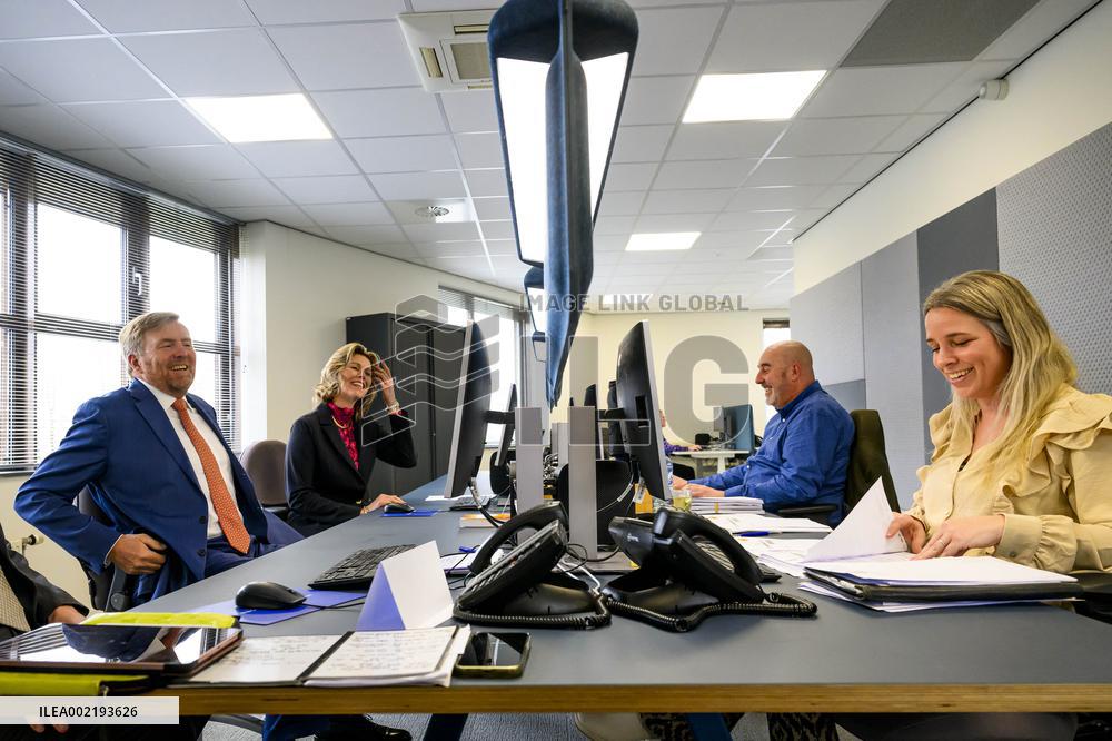 Dutch King Visits Organization Of Bailiffs - The Hague