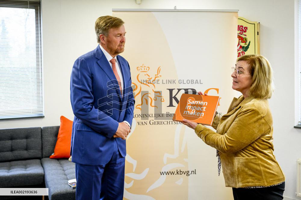 Dutch King Visits Organization Of Bailiffs - The Hague