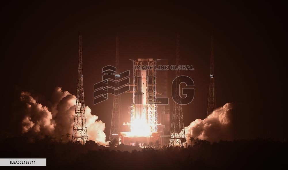 (EyesOnSci)CHINA-HAINAN-WENCHANG-TIANZHOU-7-CARGO SPACECRAFT-LAUNCH (CN)