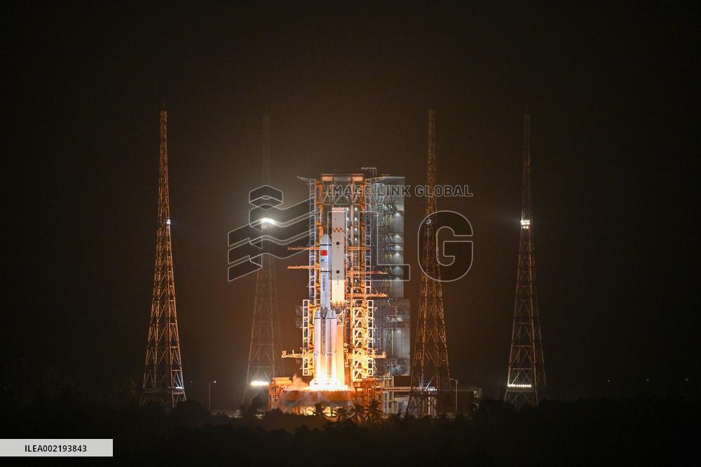 (EyesOnSci)CHINA-HAINAN-WENCHANG-TIANZHOU-7-CARGO SPACECRAFT-LAUNCH (CN)