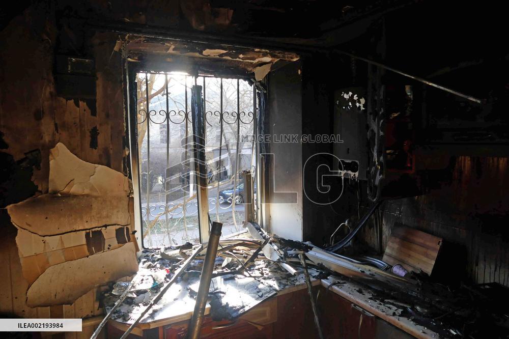 Russians attack Odesa with drones at night