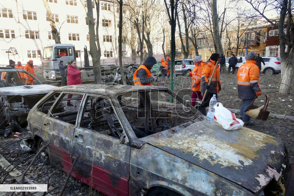 Russians attack Odesa with drones at night